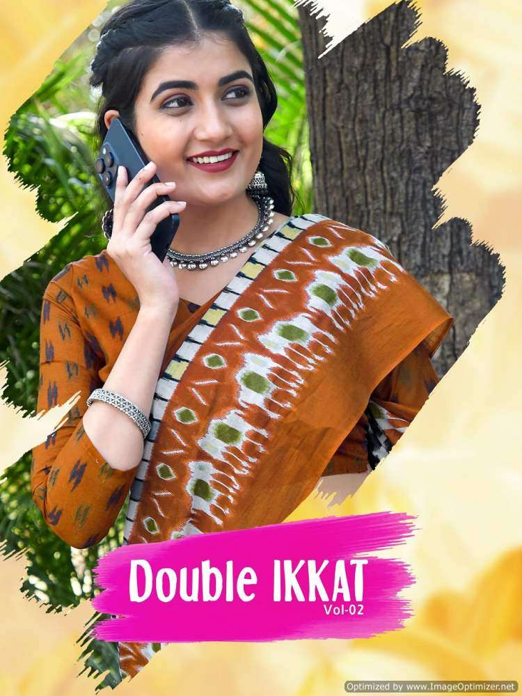 Double Ikkat Vol-2 series 2001-2012 Double Ikkat Jaipuri Cotton saree