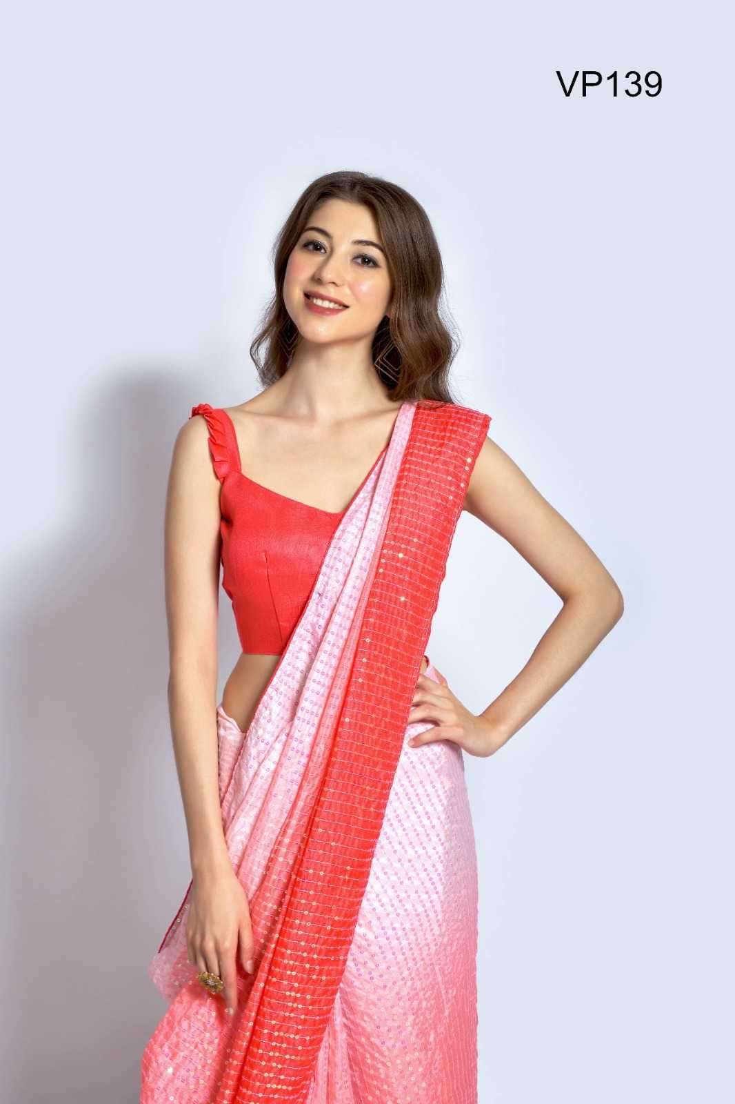 fashion berry padding vp139 Soft Dola Silk saree