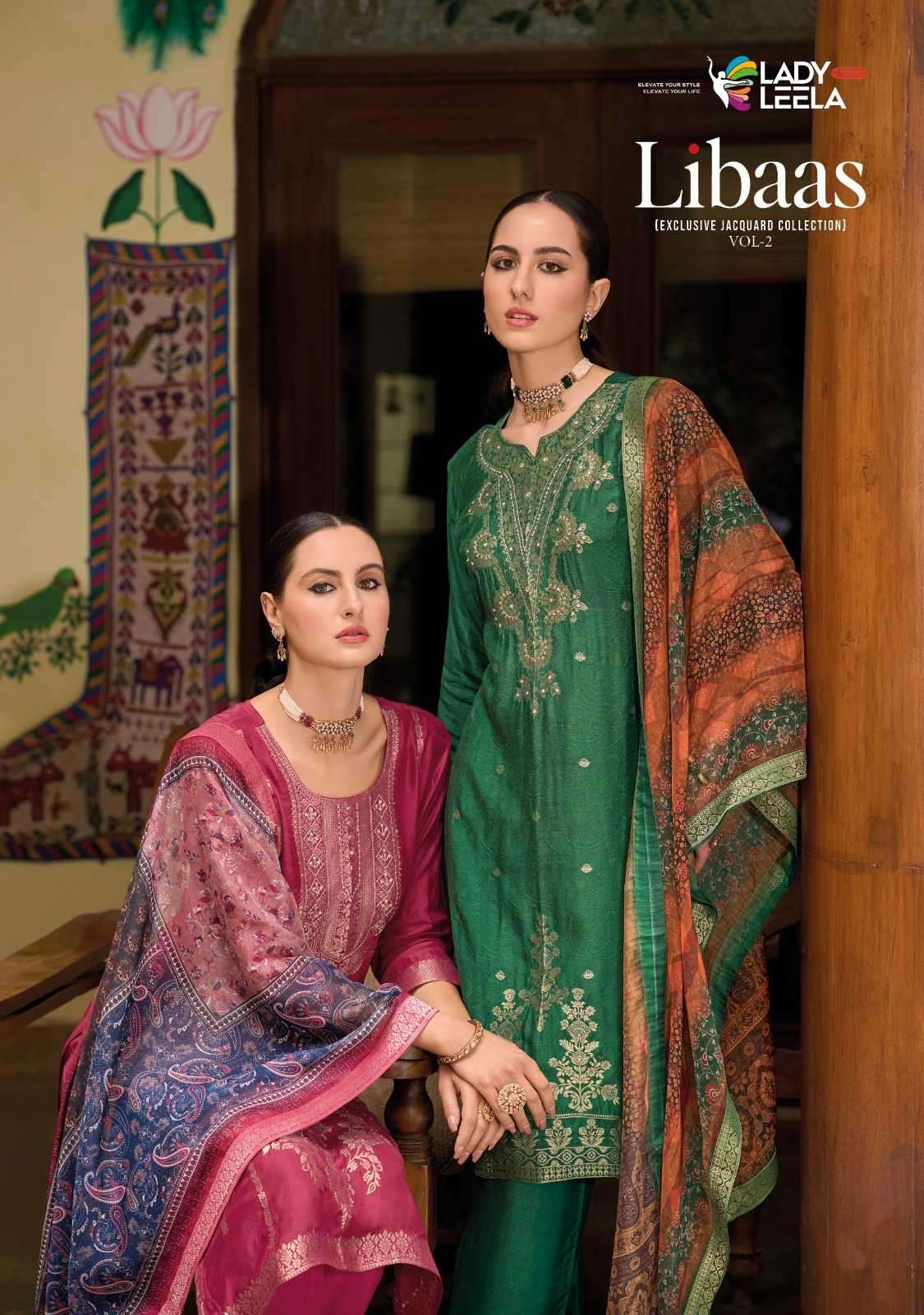 lady leela libaas vol 2 series 1241-1246 pure viscose readymade suit 