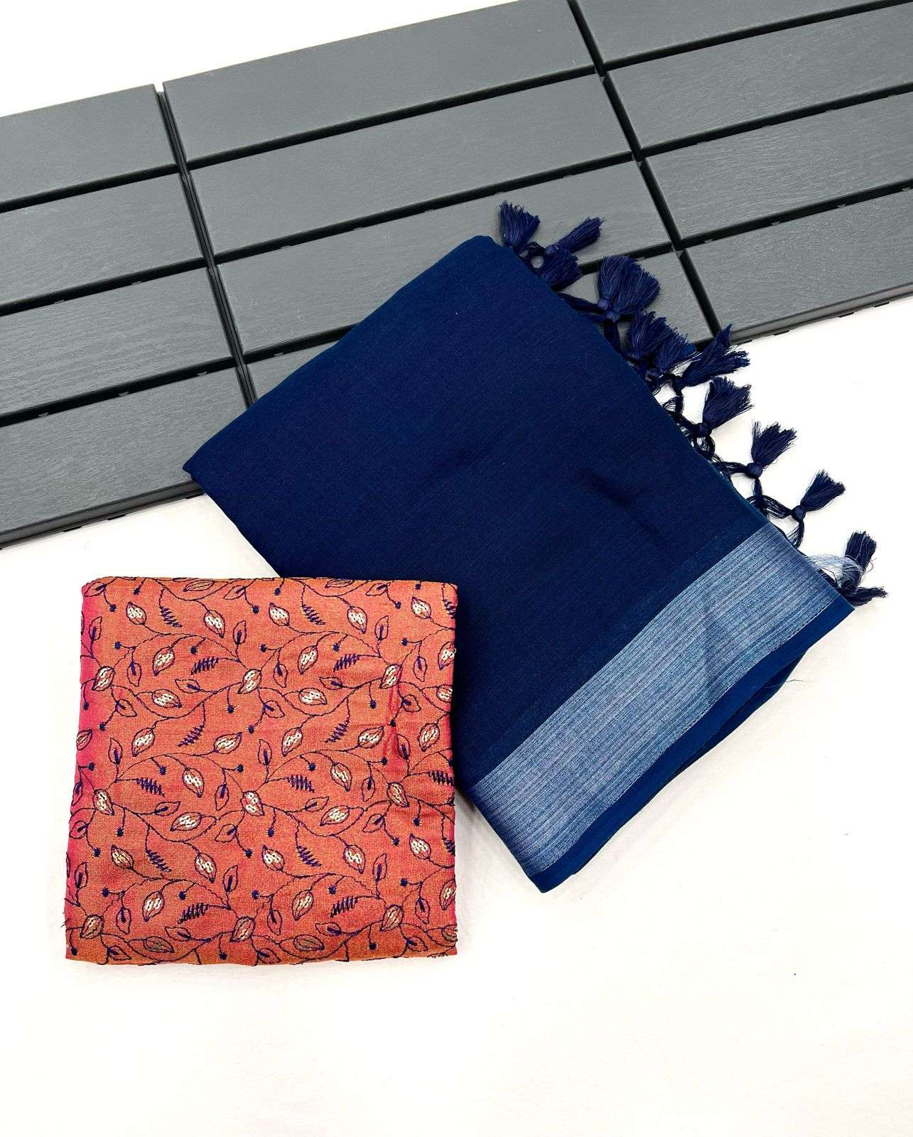 LT Fabrics ANANTA designer  Linen Silk saree