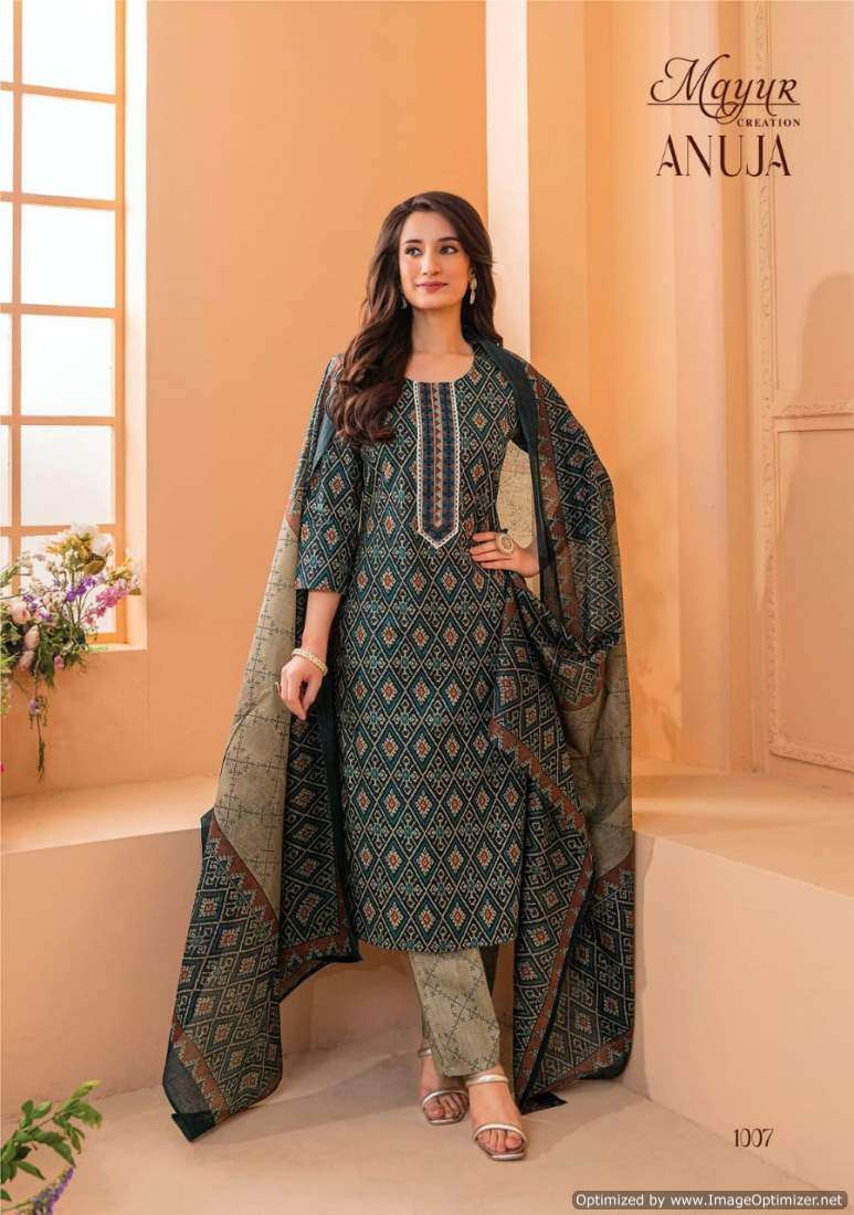 Mayur Anuja Vol-1 series 1001-1010 Heavy Lawn Cotton suit