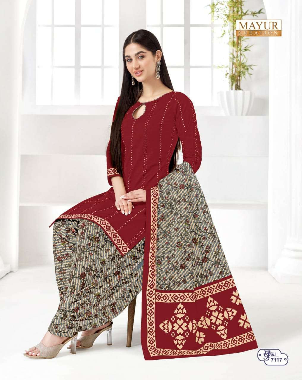 Mayur Khushi Vol-71 series 7701-7735 pure cotton suit 