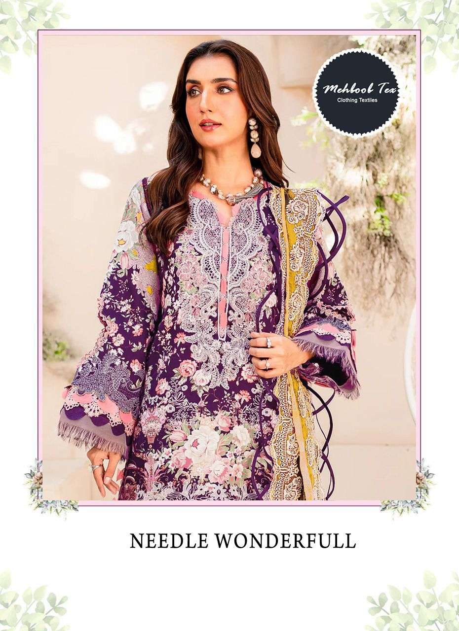 Mehbbob tex 1261 Colour SUMMER collection pure cotton suit