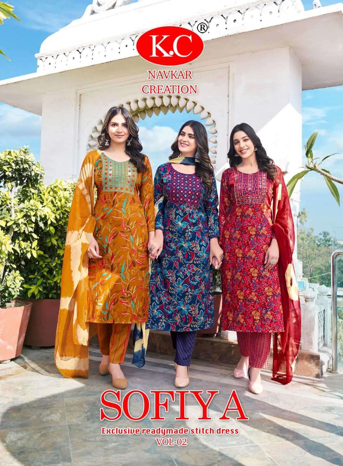 navkar sofiya vol 2 series 2001-2008 capsule foil print readymade suit 