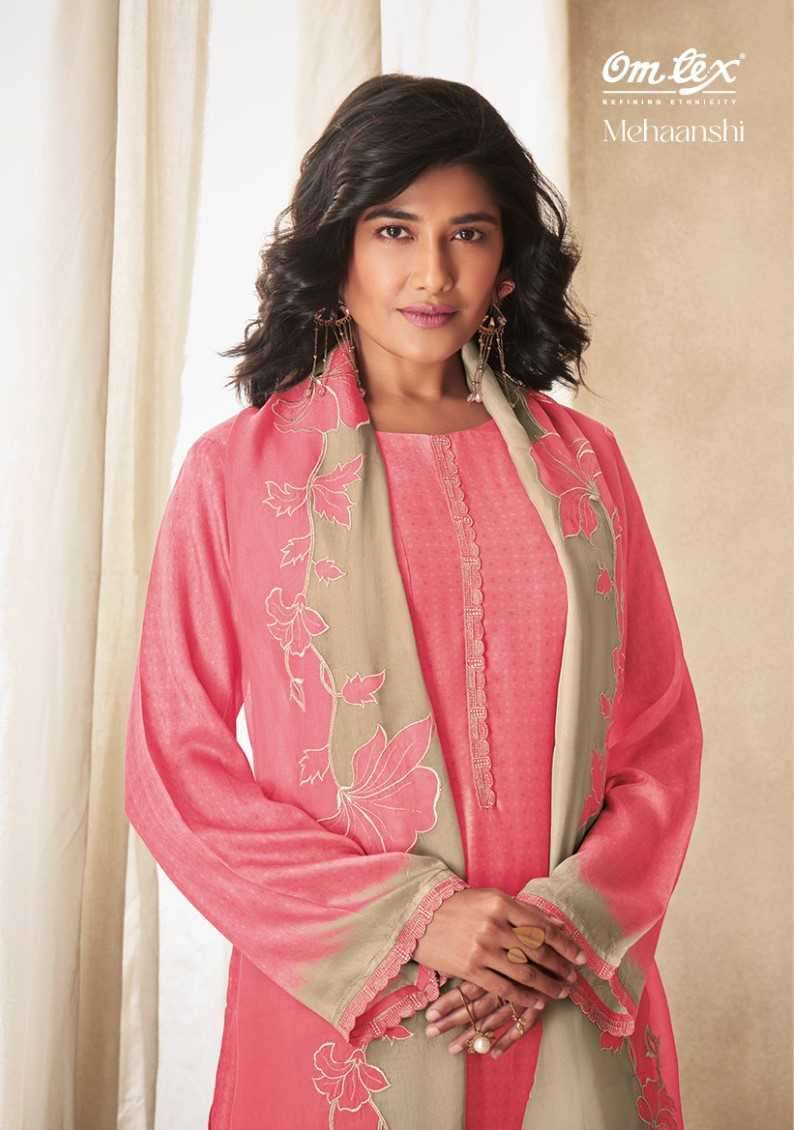 omtex mehaanshi series 3571 daisy silk suit 