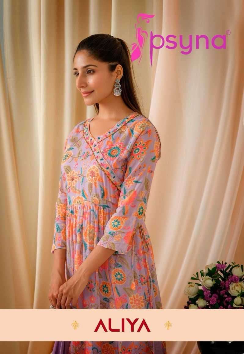 psyna aliya series 1001-1008 Cotton cambric readymade suit