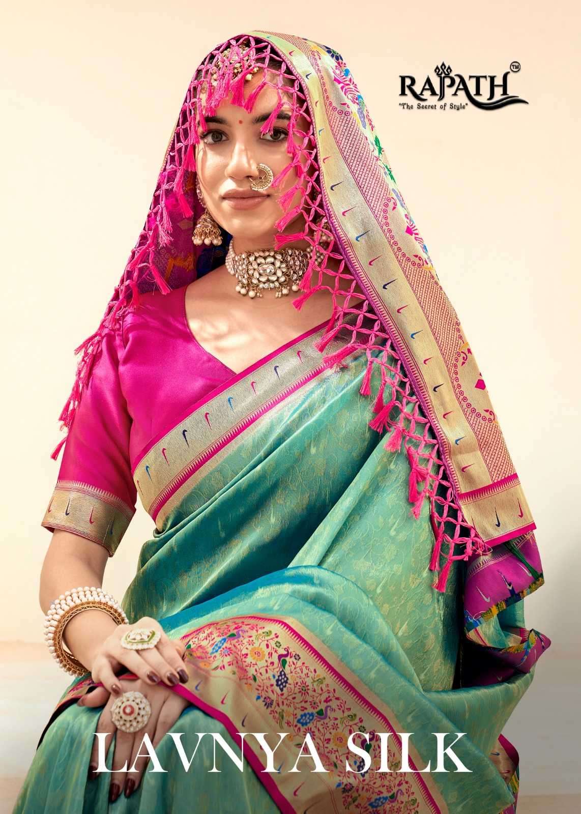 rajpath lavnya silk 184001-184008 Pure Paithani Tissue Silk saree