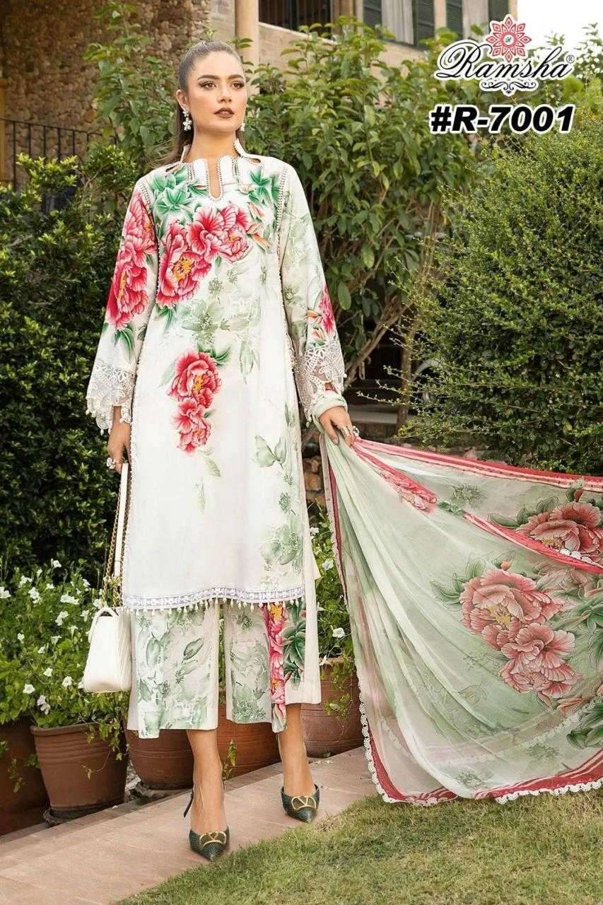 ramsha 7001&7004 cambric embroidery patch suit 