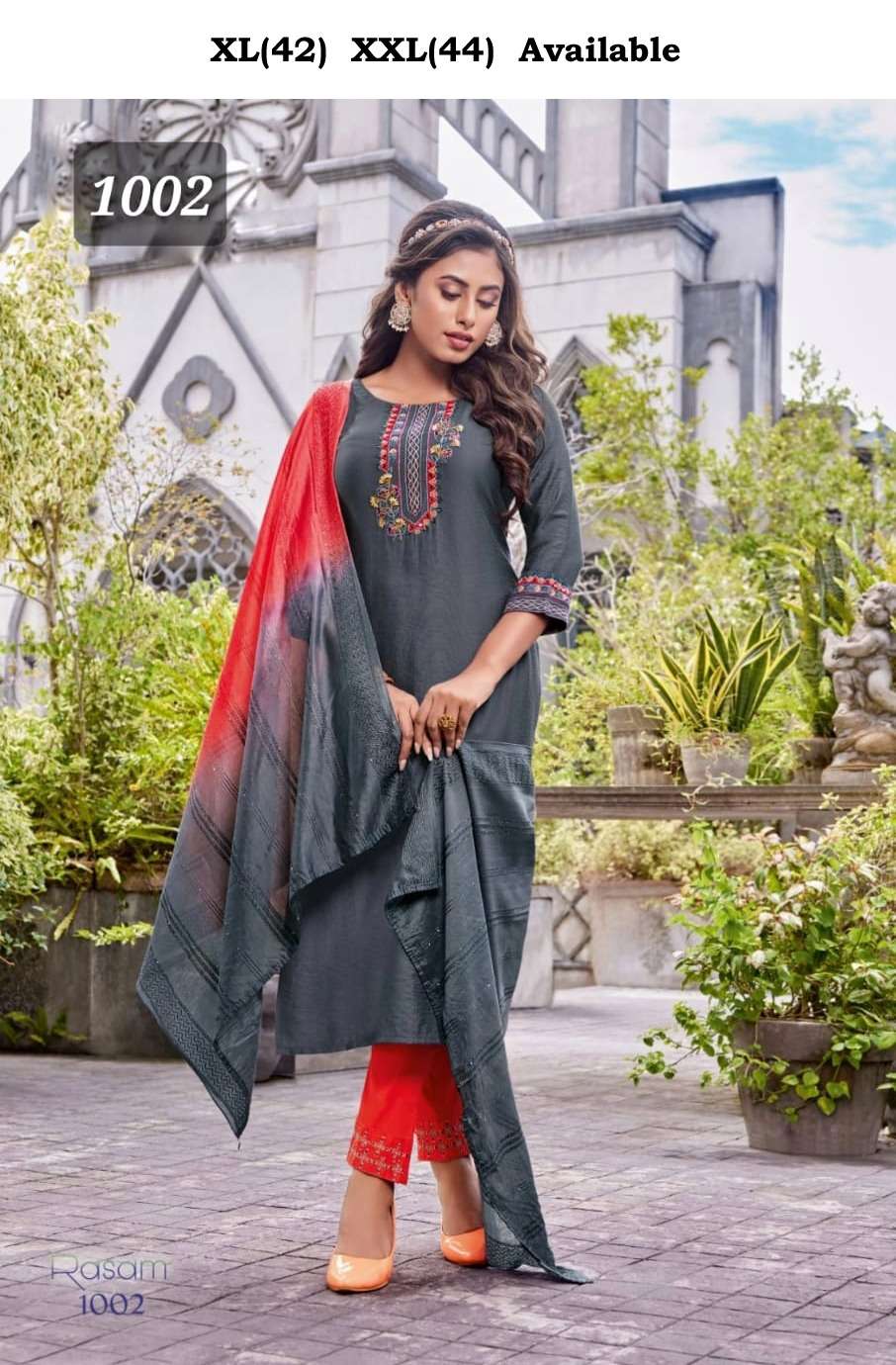 RASAM designer Premium pure nylon Viscose readymade suit 