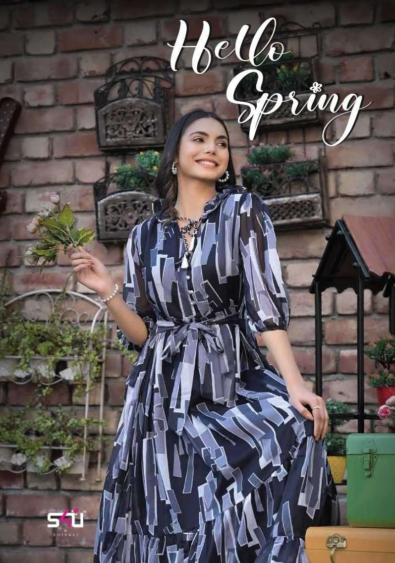 s4u hello spring series 1-5 chiffon gown