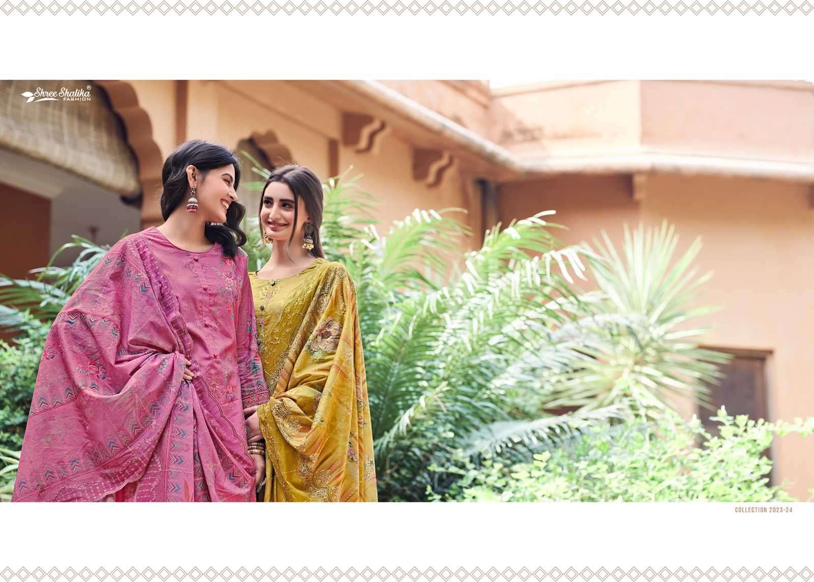 shree shalika mannat vol 3 series 3001-3006 cotton lawn suit 