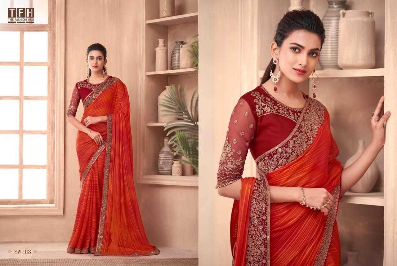 tfh sandalwood vol 11 nx fancy saree