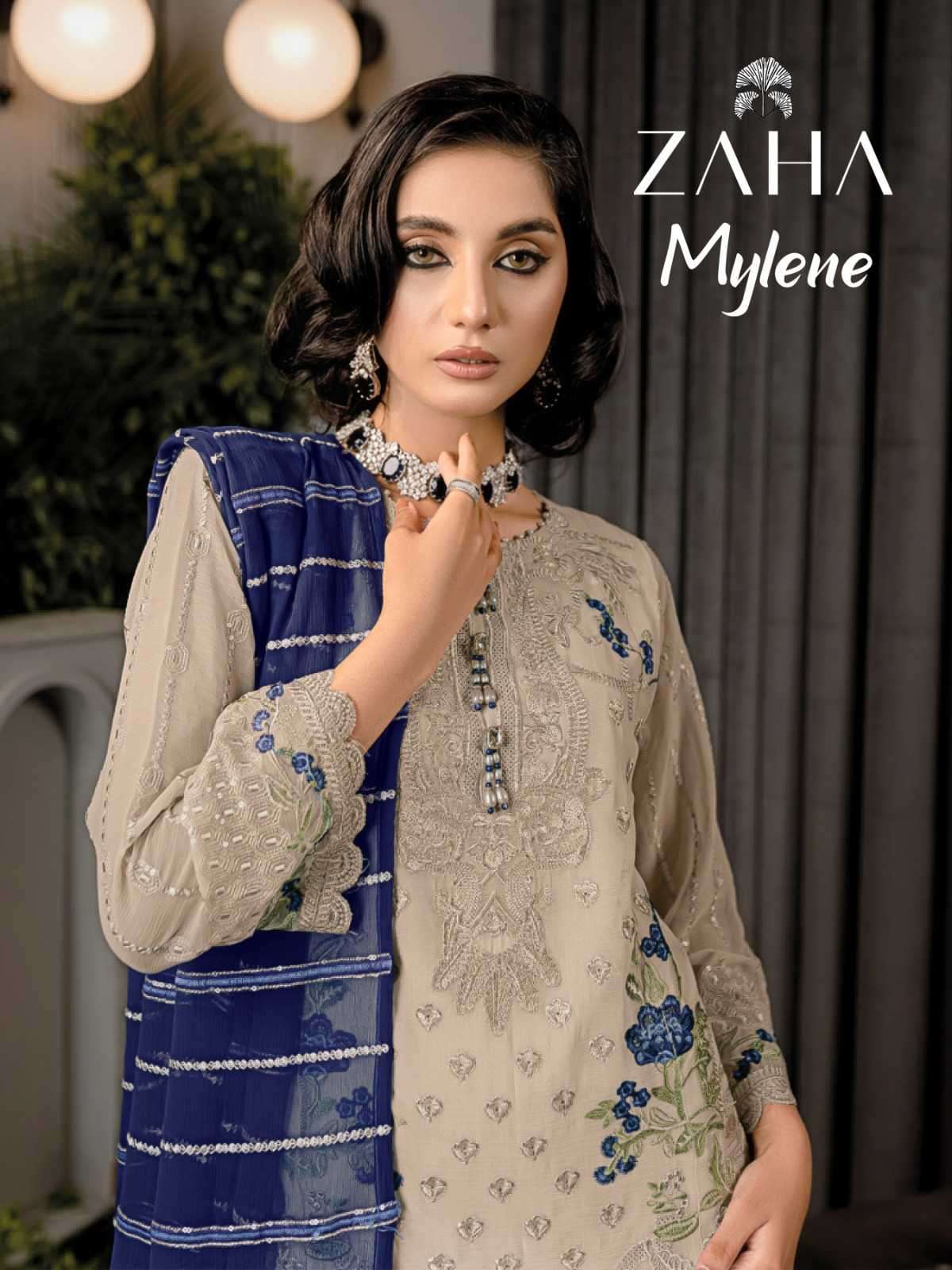 zaha mylene vol 1 series 10267-10269 georgette suit 