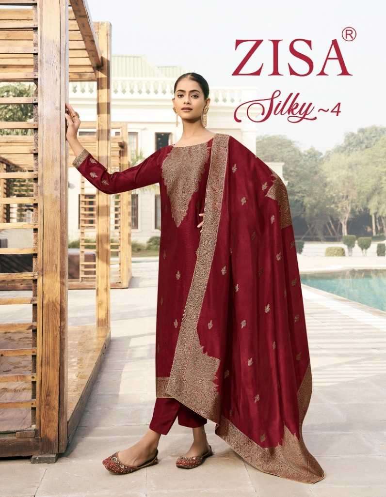 zisa silky vol 4 series 14961-14964 Bamberg Silk jacquard suit