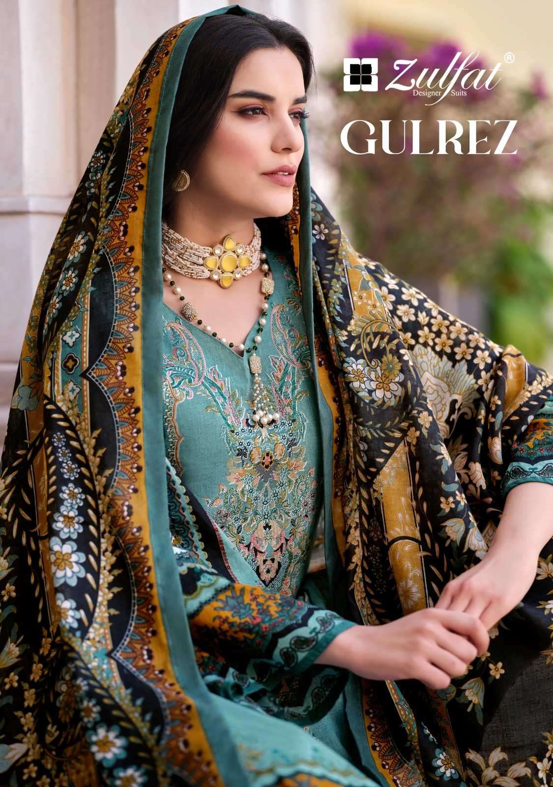 zulfat gulrez series 534001-534008 Pure Cotton suit