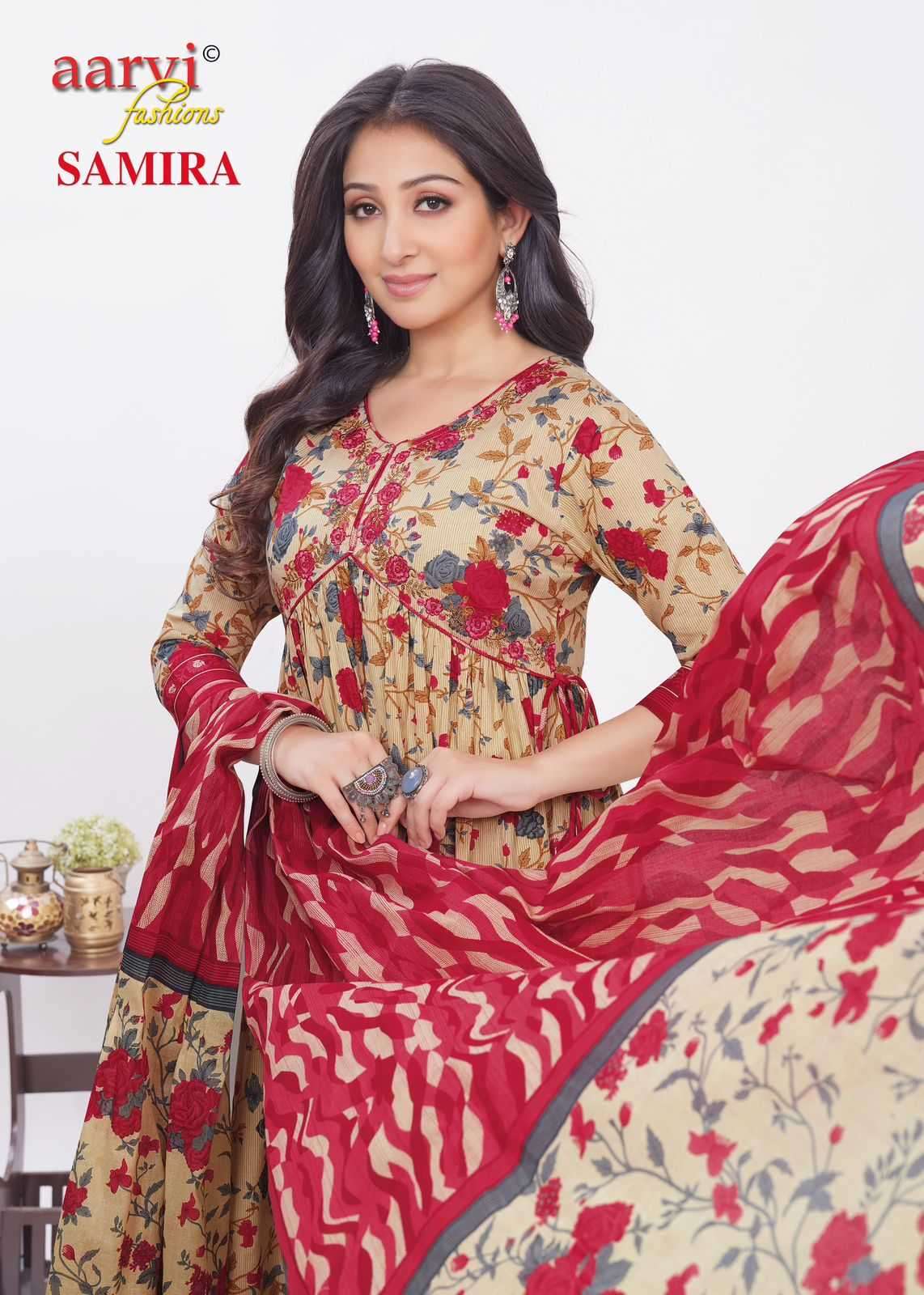 aarvi samira vol 2 series 7271-7278 fancy readymade suit 