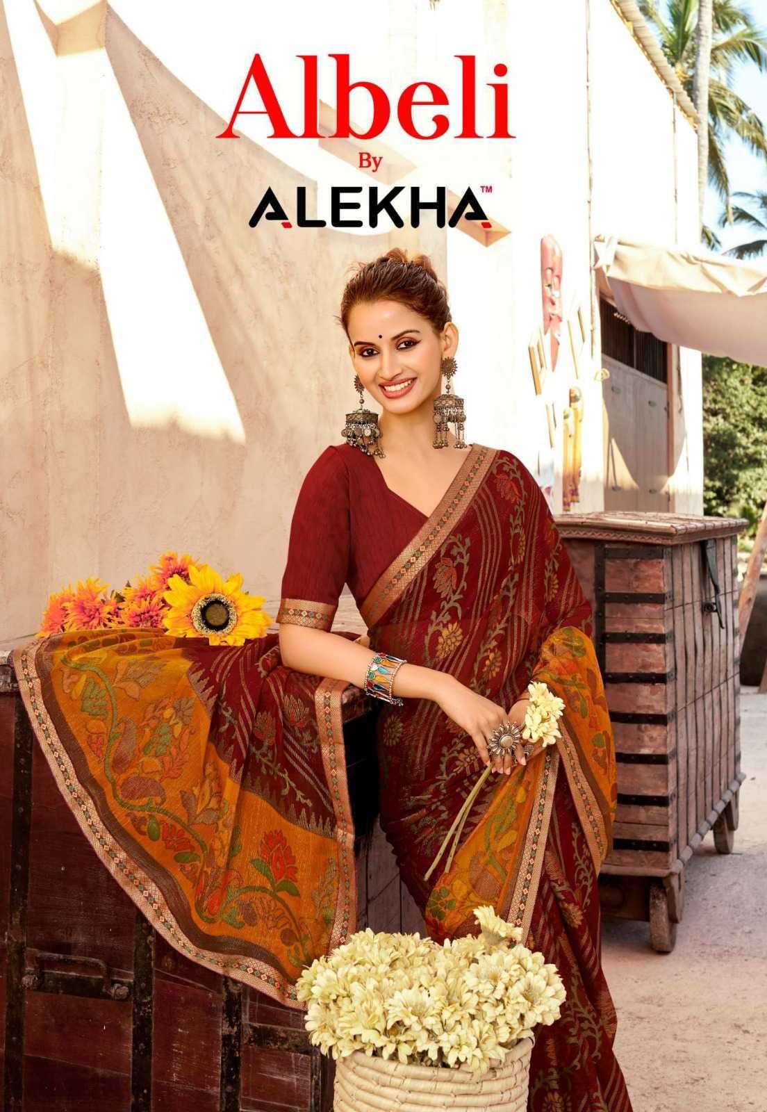 alekha albeli series 27501-27508 fancy saree