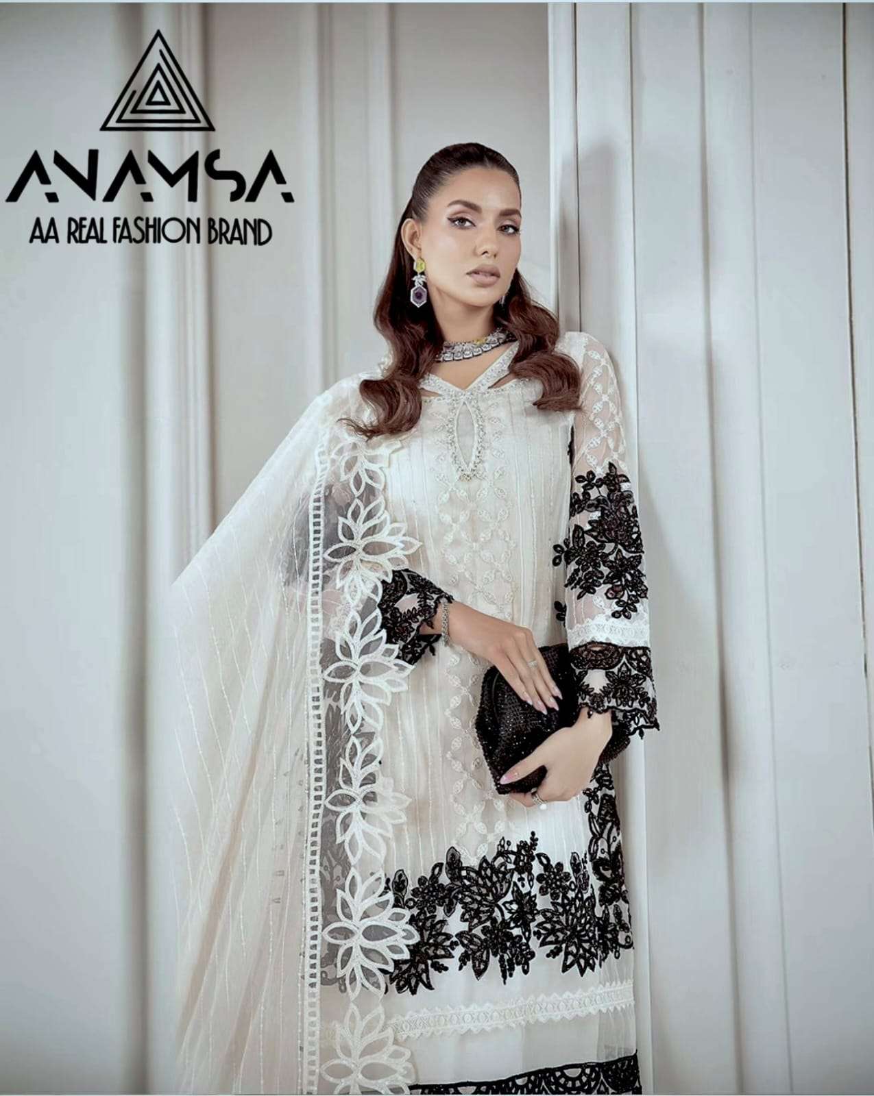 Anamsa-436 Heavy Pure Fox Georgette suit