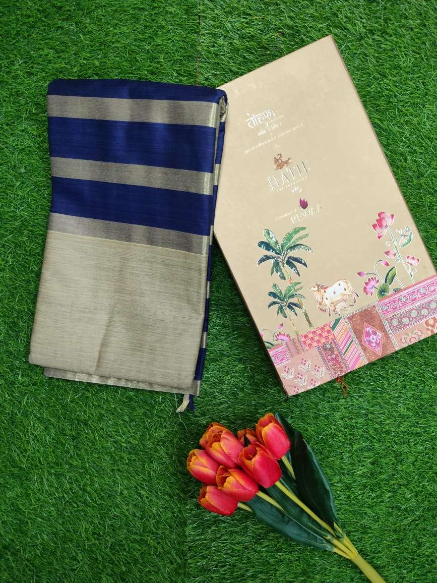 AURA designer cotton silk saree 