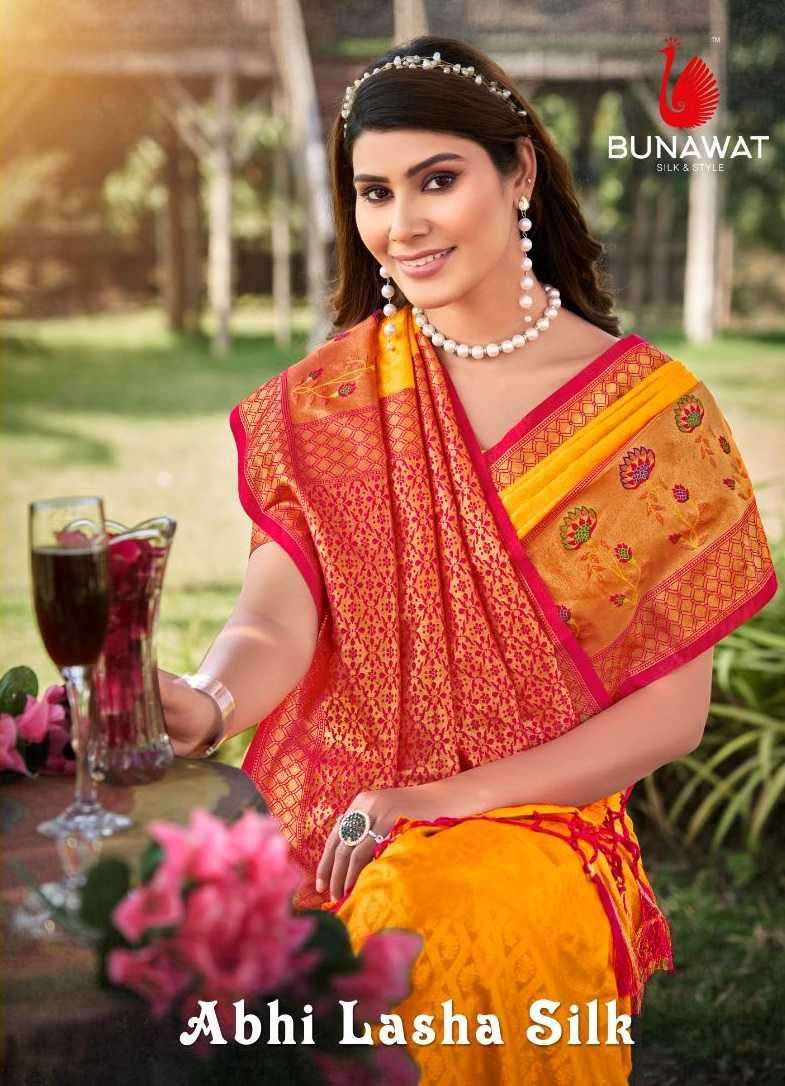 bunawat abhilasha silk series 1001-1006 Banarasi Silk saree