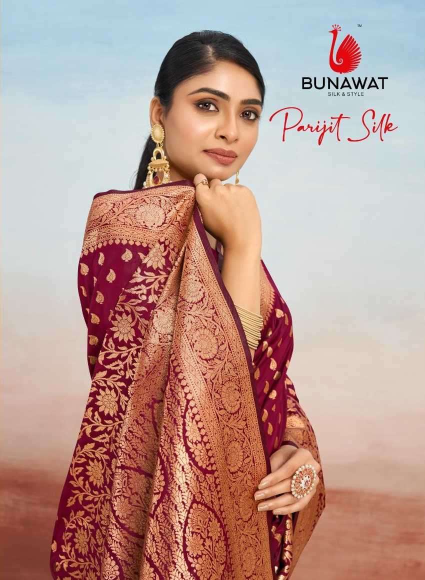 bunawat parijit silk series 1001-1006 Silk Saree