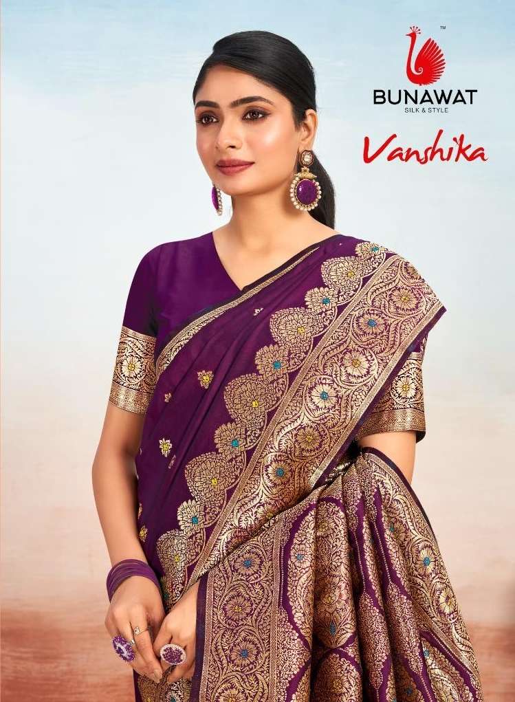 bunawat Vanshika series 1001-1006 Silk saree