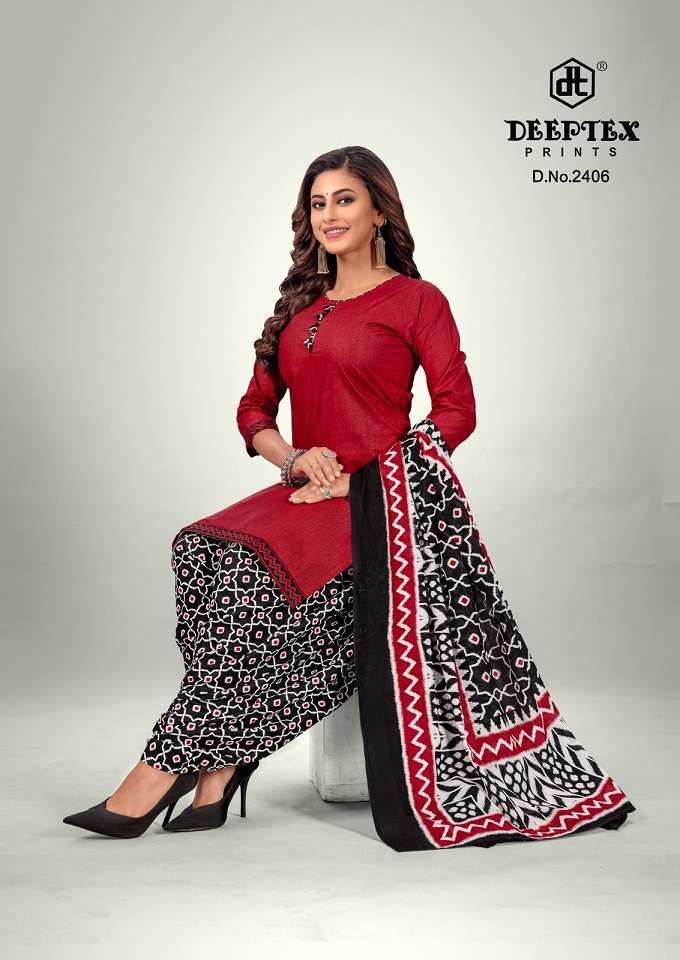 Deeptex Pichkari Vol-24 series 2401-2410 Heavy Cotton suit