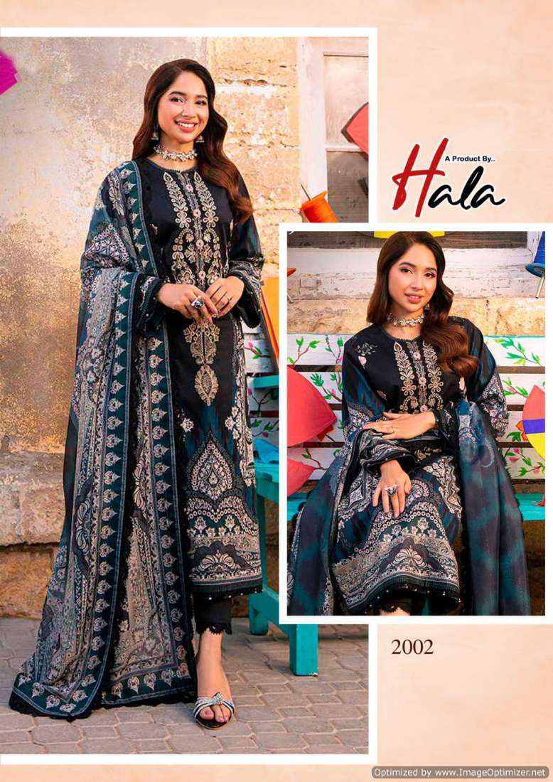 Hala Ramsha Vol-2 2002 Pure Cotton Printed Pkistani Salwar suit