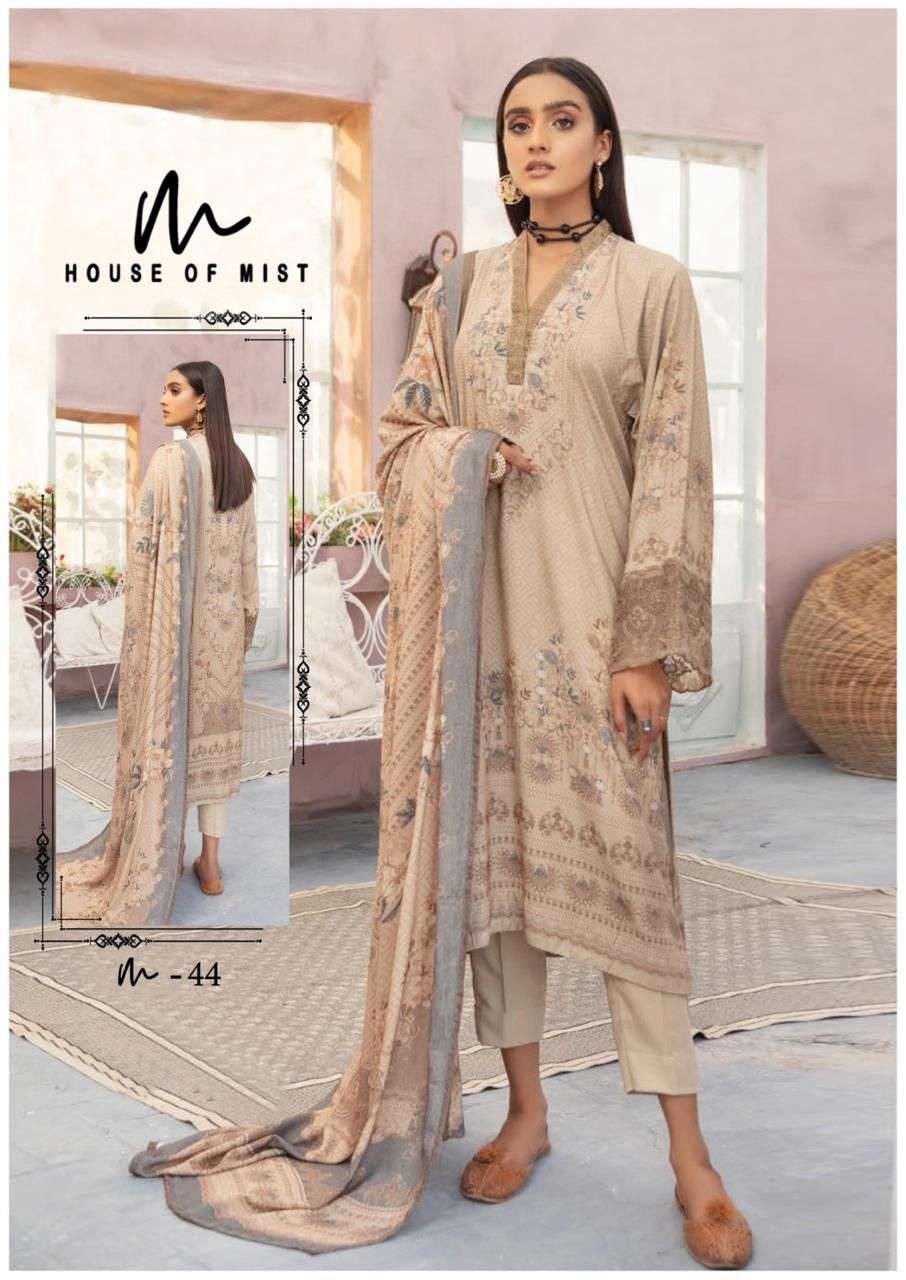 House Of Mist Ghazal 44 Pure Cotton Pakistani Salwar Suit