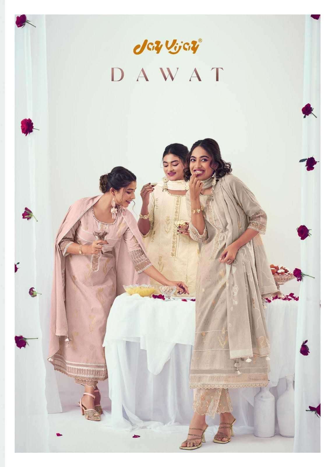 jayvijay dawat series 8991-8996 pure cotton suit 