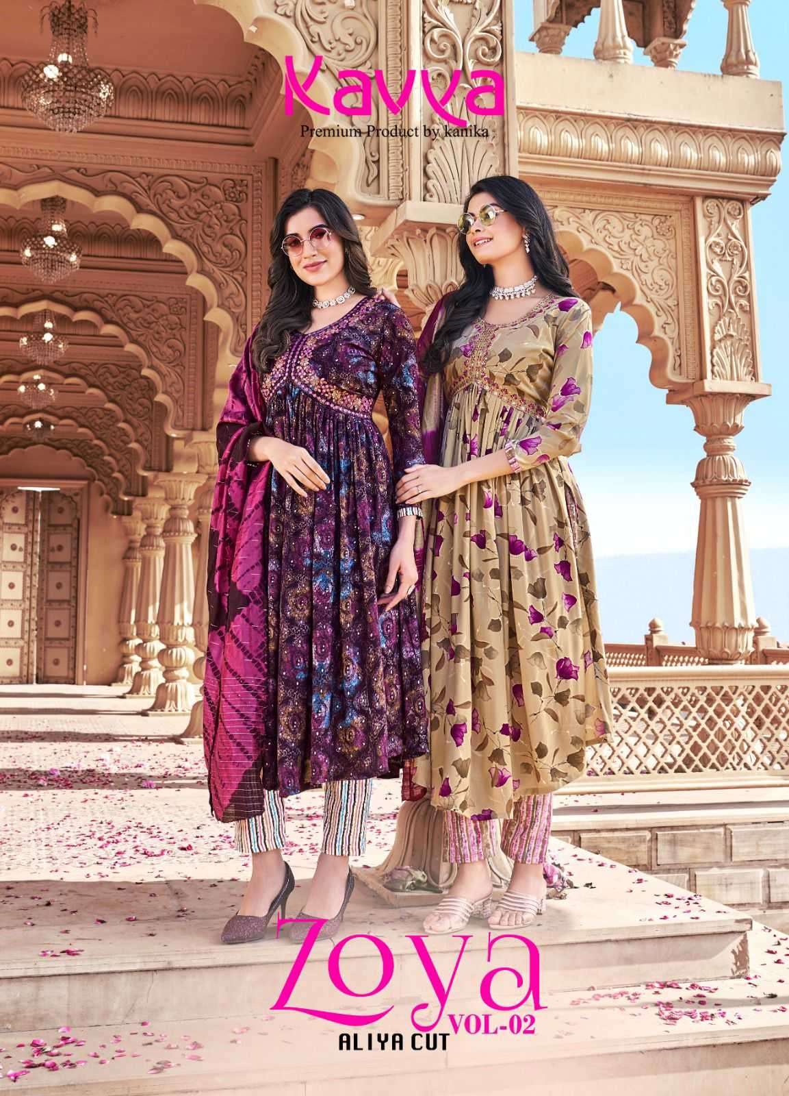 kavya zoya vol 2 series 2001-2010 Premium quality Rayon readymade suit 