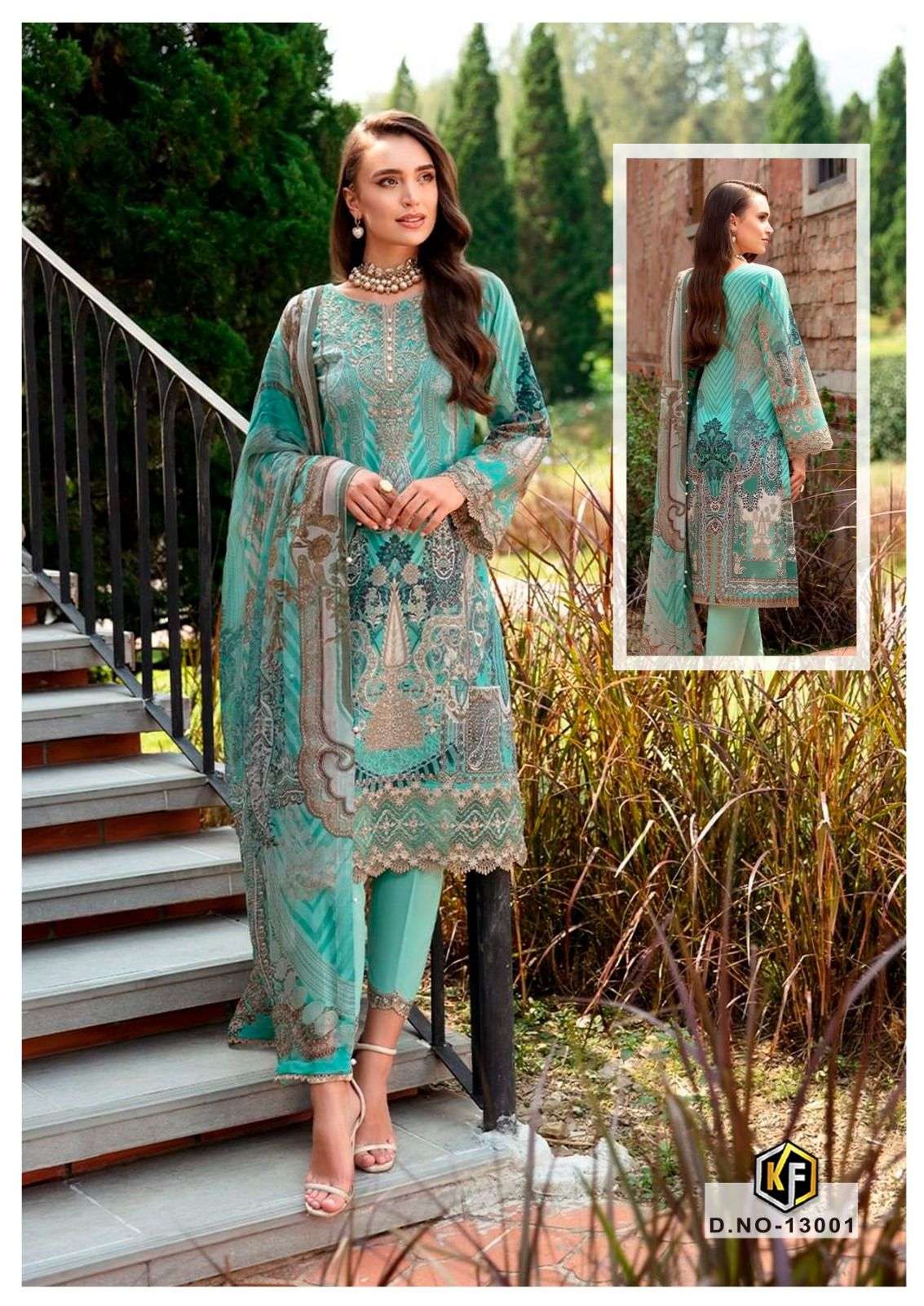 Keval Fab Sobia Najir 13001 Heavy Cotton Print Pakistani Suit