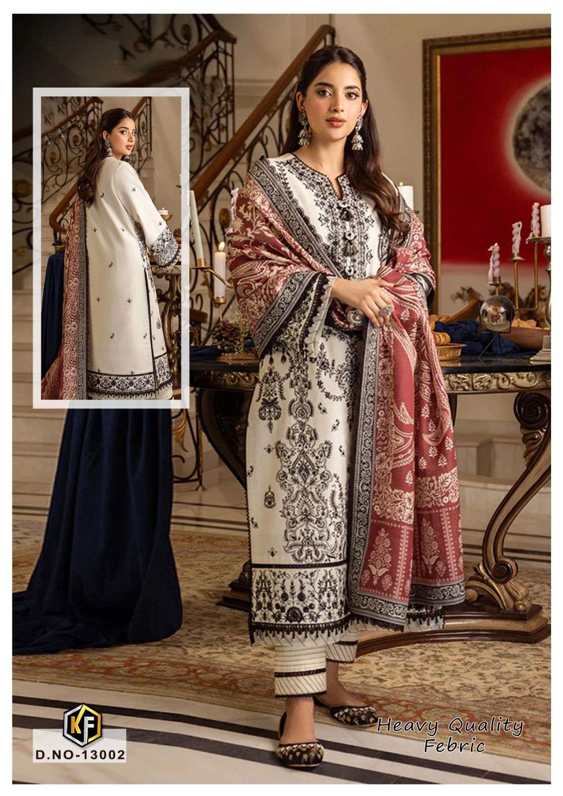 Keval Fab Sobia Najir 13002 Heavy Cotton Print Pakistani Suit