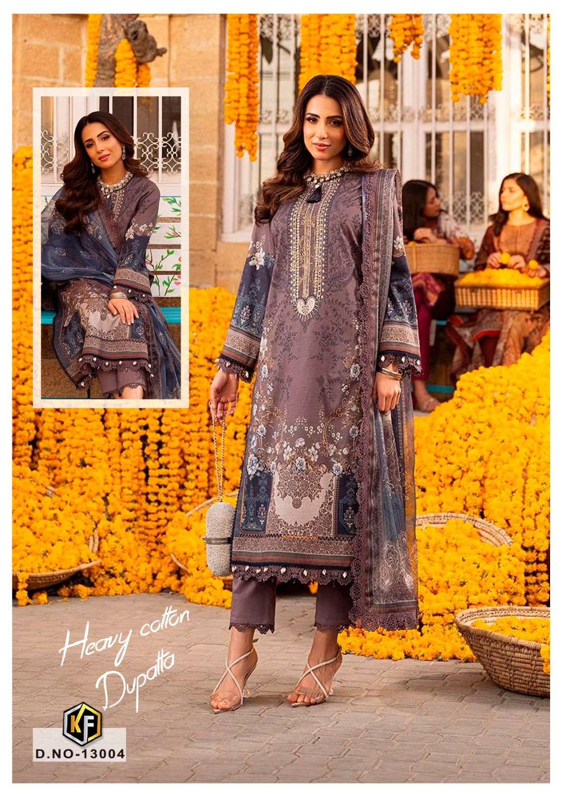 Keval Fab Sobia Najir 13004 Heavy Cotton Print Pakistani Suit