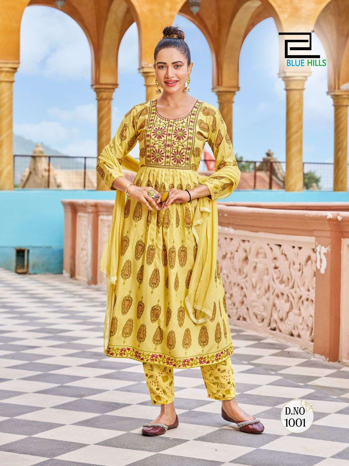 kiara-1 designer 14 kg rayon readymade suit 