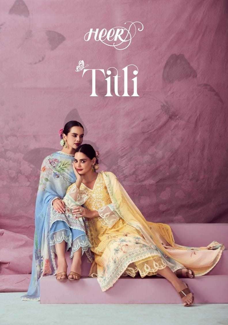 kimora heer titli series 9261-9266 muslin suit 