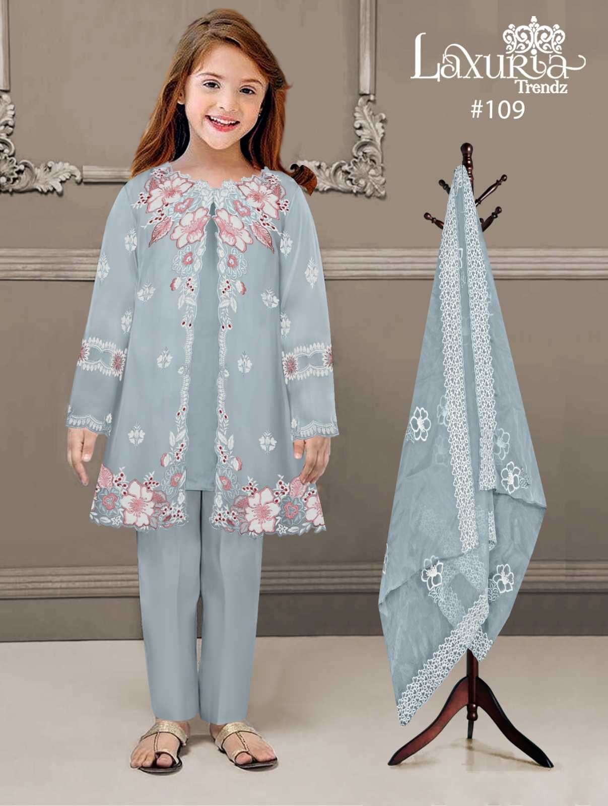 laxuria lt 109 Fox Georgette Heavy Embroidery tunic