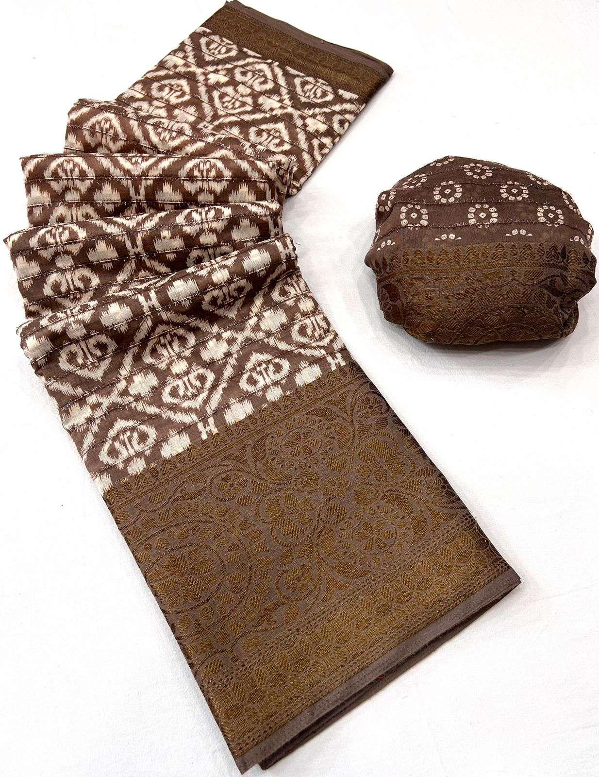 LT Fabrics CHANDRAKALA Matka Silk With Copper Zari saree