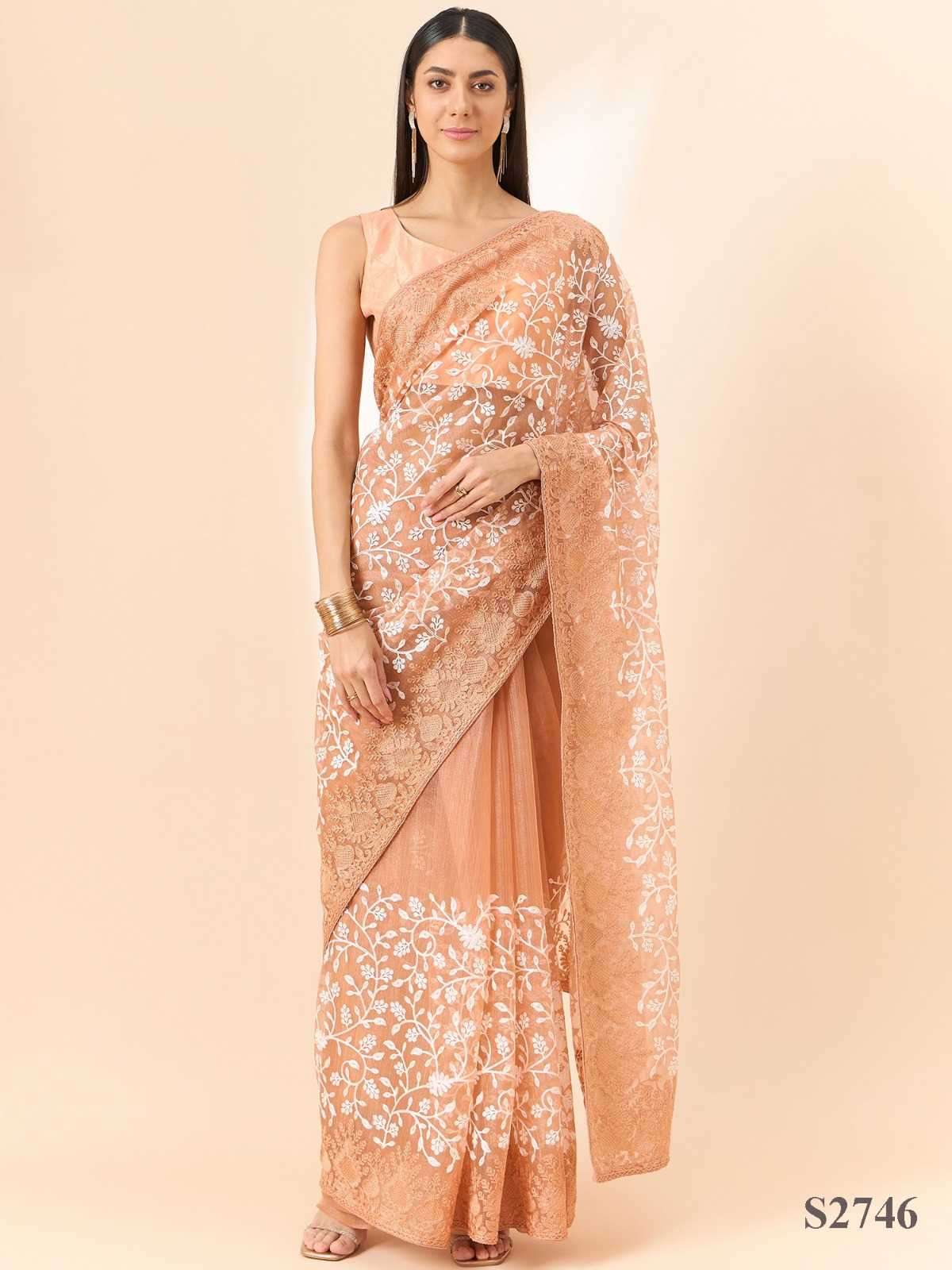 mahotsav roozal vol 7 series 2746-2749 Organza saree