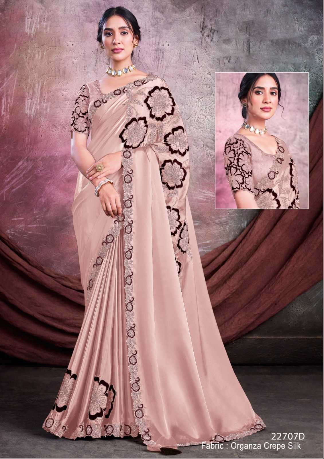 mahotsav sarisha 22700 nx organza crape satin saree