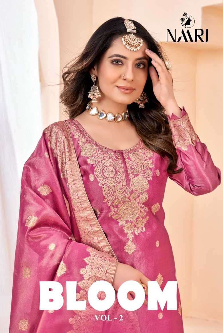 naari bloom vol 2 series 77001-77004 Pure simer jacard suit