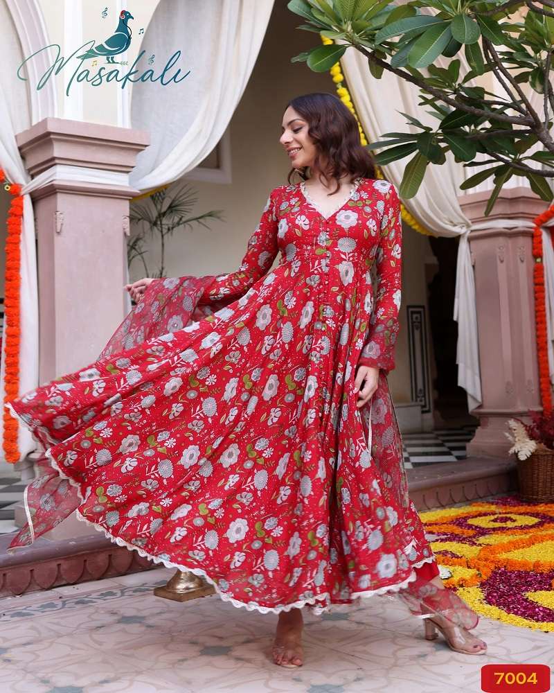 pr masakali vol 7 series 7001-7004 pure tabby silk readymade suit 