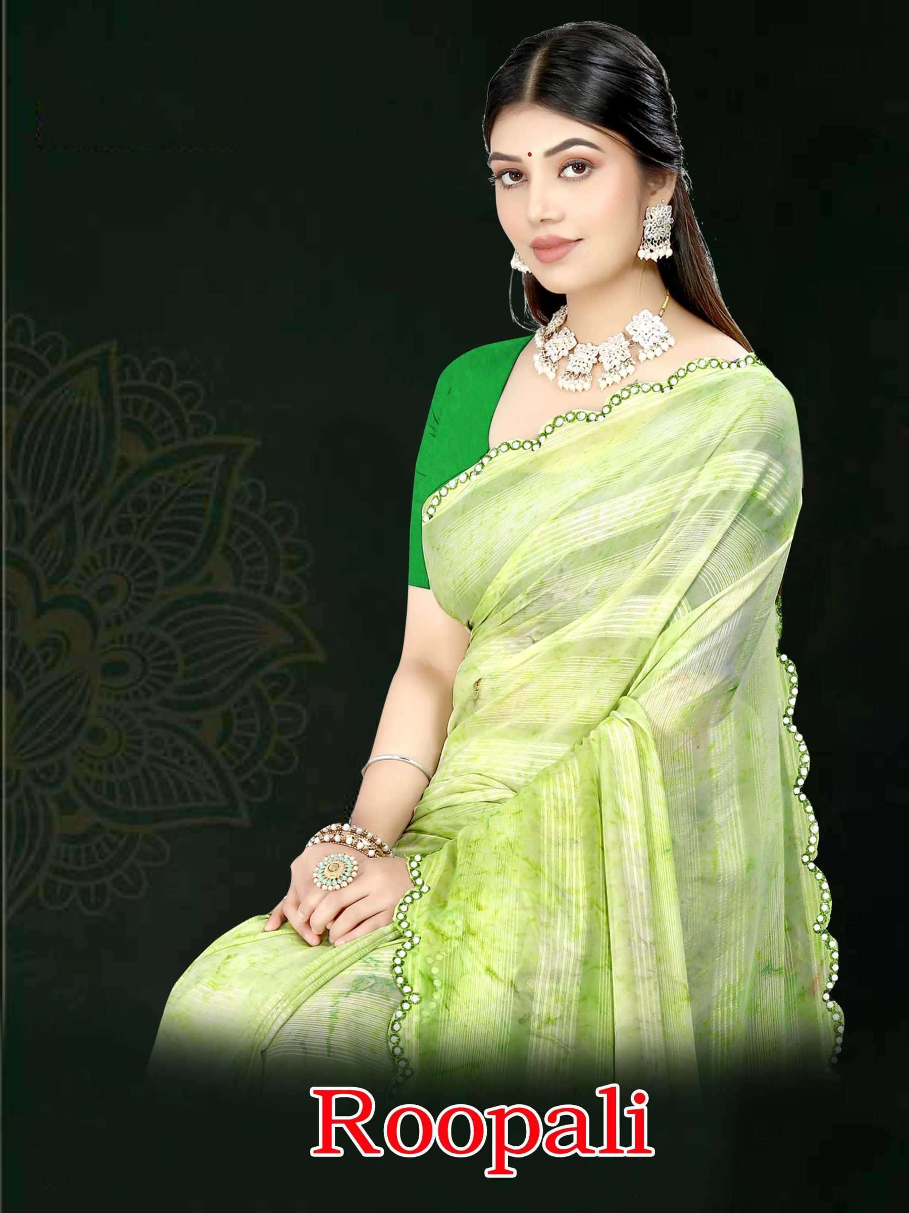 pr roopali series 5001-5008 weightless saree