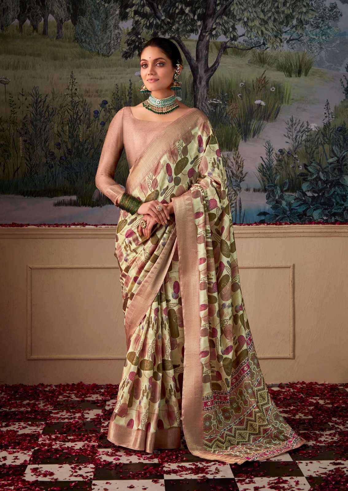 rajpath shimoni silk series 340001-340008 Handlooms Tusser saree