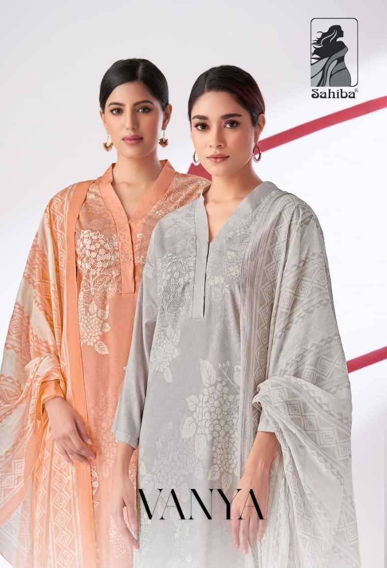 sahiba vanya pure cotton lawn digital print suit 