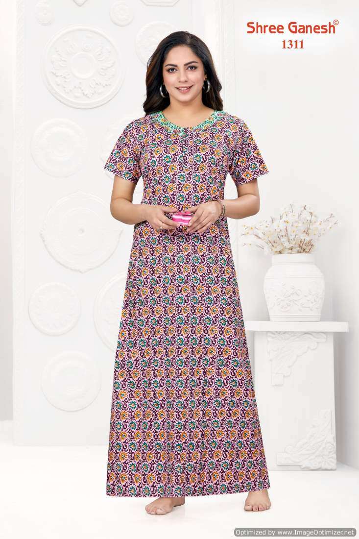 Shree Ganesh Kavya Nighties Vol-3 Pure Cotton Printed Nighties 