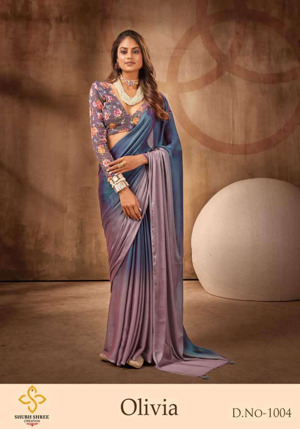 shubh shree creation olivia series 1001-1006 fancy saree