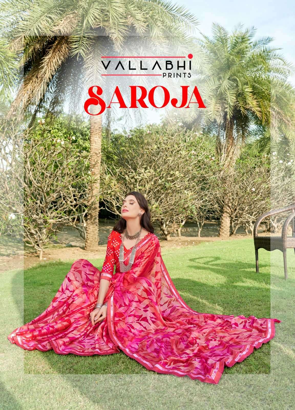 vallabhi prints saroja series 26691-26696 Brasso saree