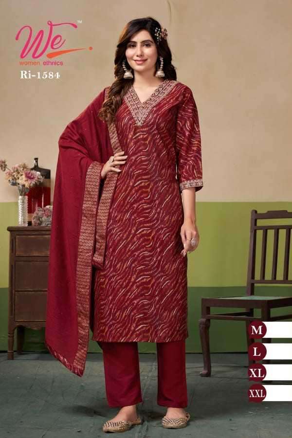 we women series 1584-1603 Pure Modal Print readymade suit 