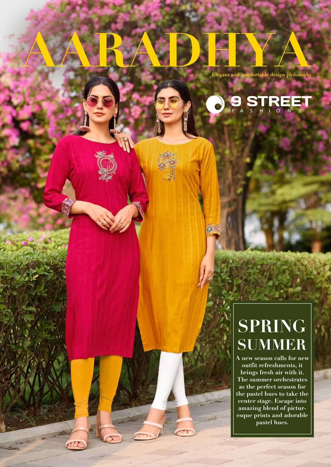 9street aaradhya series 1001-1006 Rayon Weaving kurti